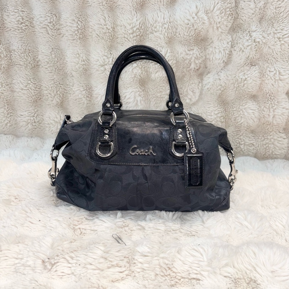 Coach Black Satchel Bag